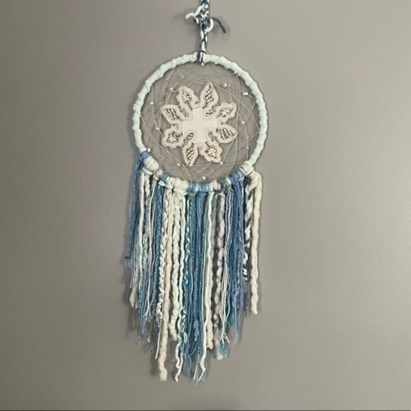 Boho Dreamcatcher Handmade Wall Decor Accent Piece crochet - Picture 10 of 13